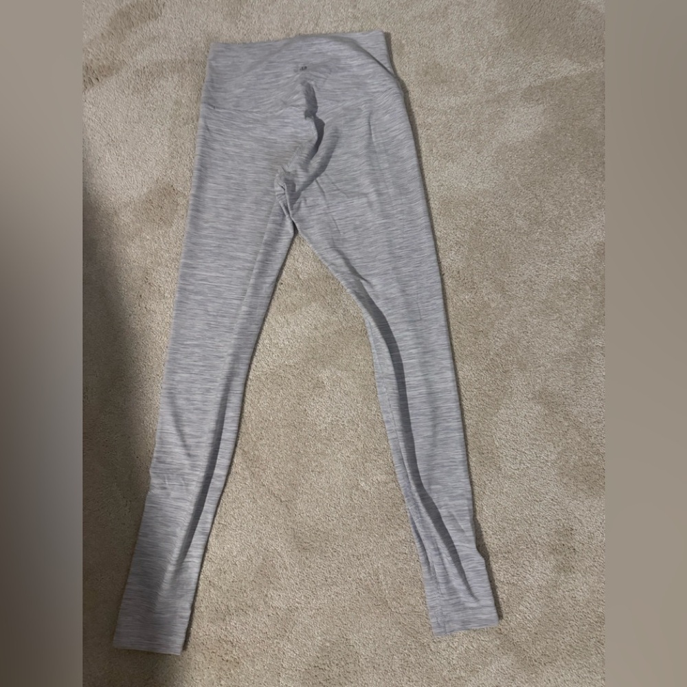 Gray High-Waisted Leggings by Lululemon size 6